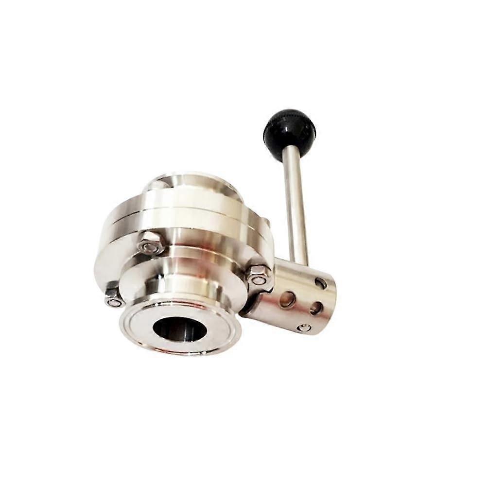 6' Tri Clamp Sanitary Butterfly Valve SUS 304 for 159mm Pipe OD Brewing Flow Control