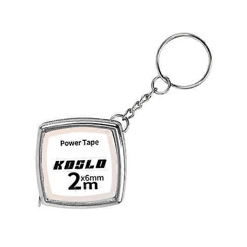 Keychain Mini Tape Measure 2m Steel