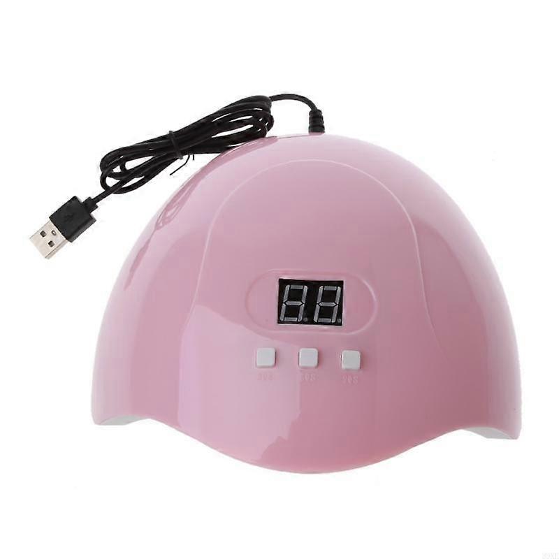 52W UV Led Lamp Professional Polisher Lamp UV Lamp with 3 Timing Settings Polish Curing Gel Dryer