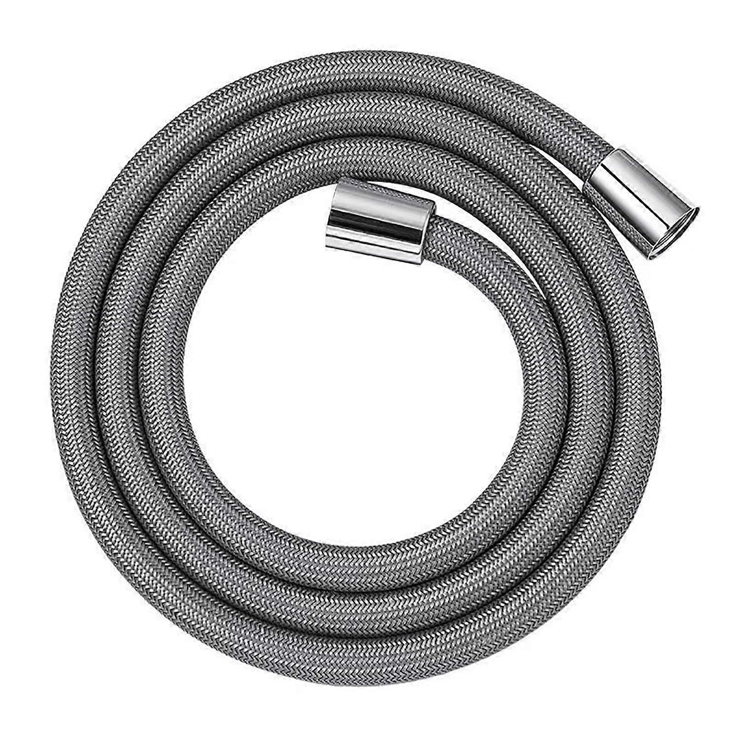 59 Inch Handheld Shower Hose with Rotating AntiTangle Design, Durable Nylon for Bathroom