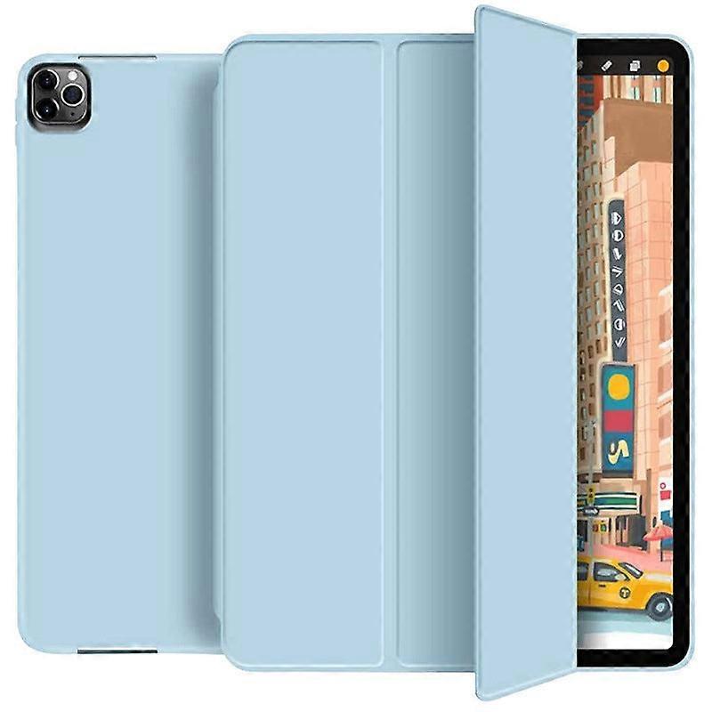 Case For Ipad Pro 11" Back 2018/20/22 White Ice Color Silicone Soft Strap