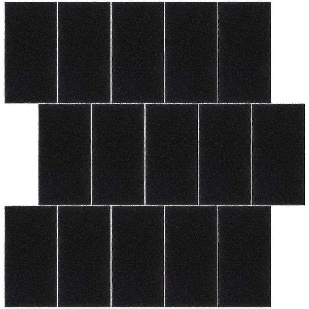 Black Adhesive strips with Strong Hook and Loop for Home Use Nylon and Polyester 30 Sets