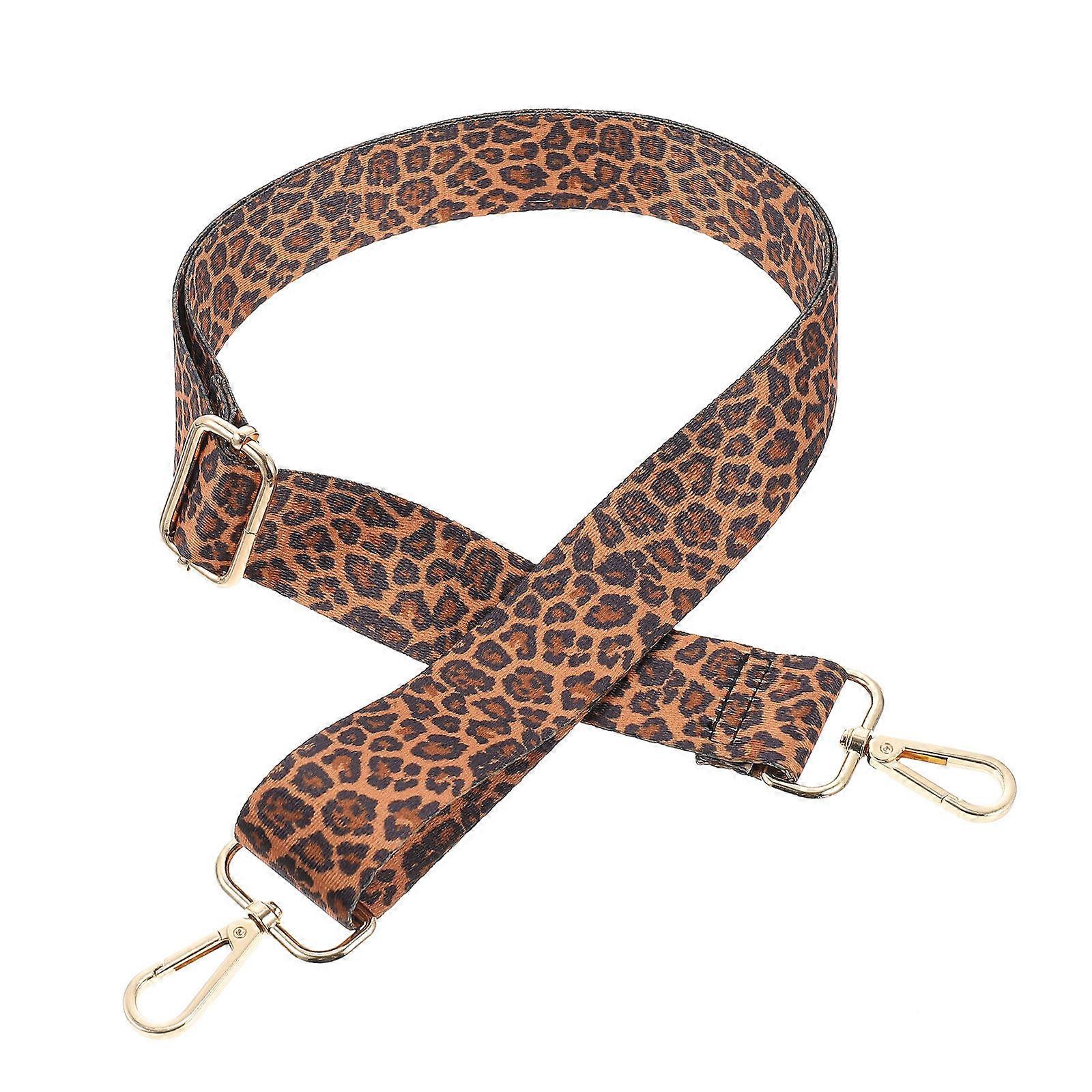 Purse Strap Replacement Thick Straps For Purses Leopard Color Zinc Alloy Material 1Pack