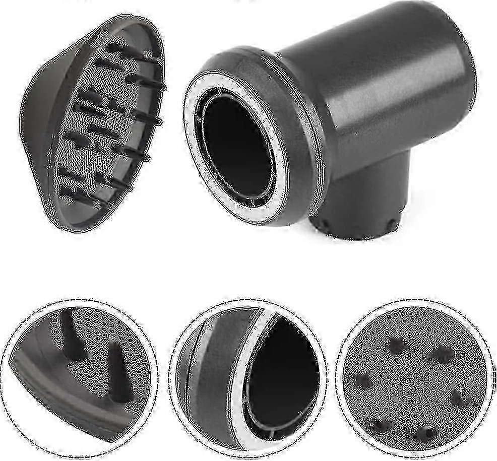 Adapter and Diffuser Kit for Airwrap Styler Complementing Hair Dryer Setups 26-27s