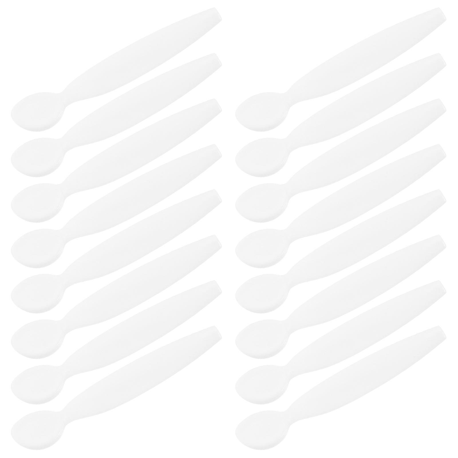 Cosmetic Spatula for Face Cream Application 20Pcs White Makeup Tools