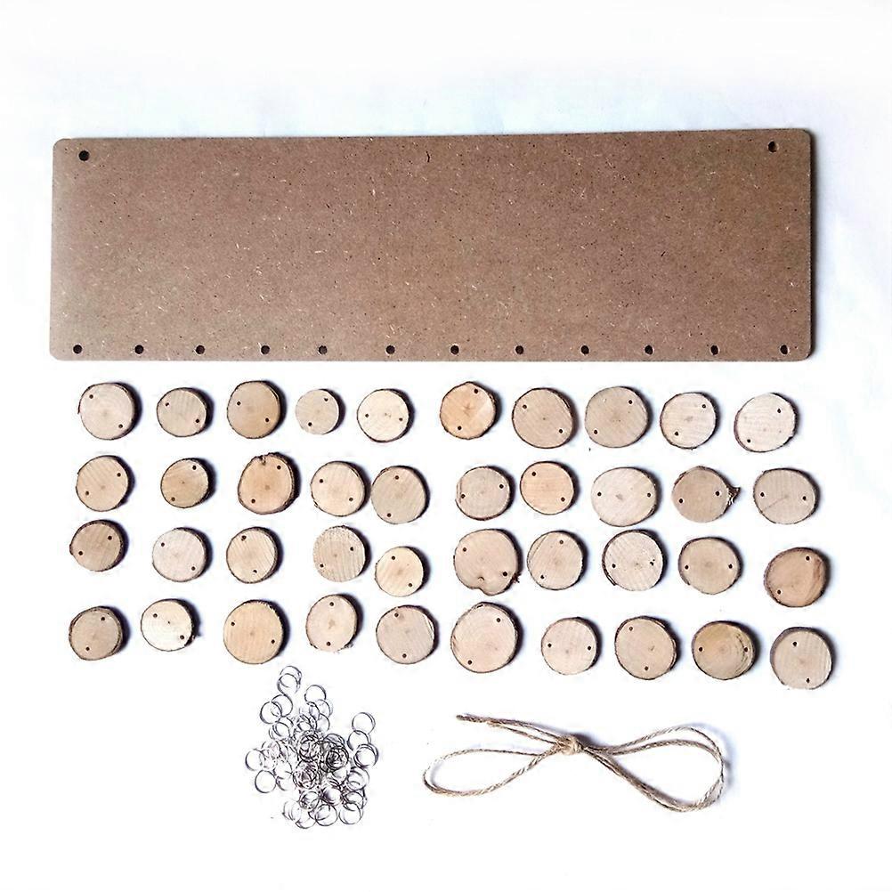 Wood Piece Hanging for Decor 82Pcs Message Note Board Creative Set