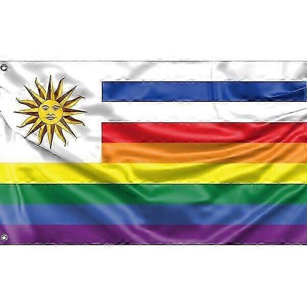Uruguay Lgbtq+ Flag Pattern 1271