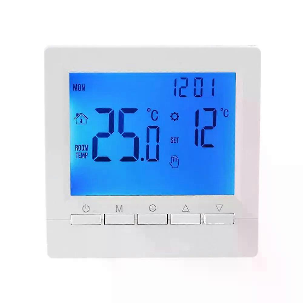 Digital Gas Boiler Thermostat 3A Weekly Programmable Room Temperature Controller Home Supply