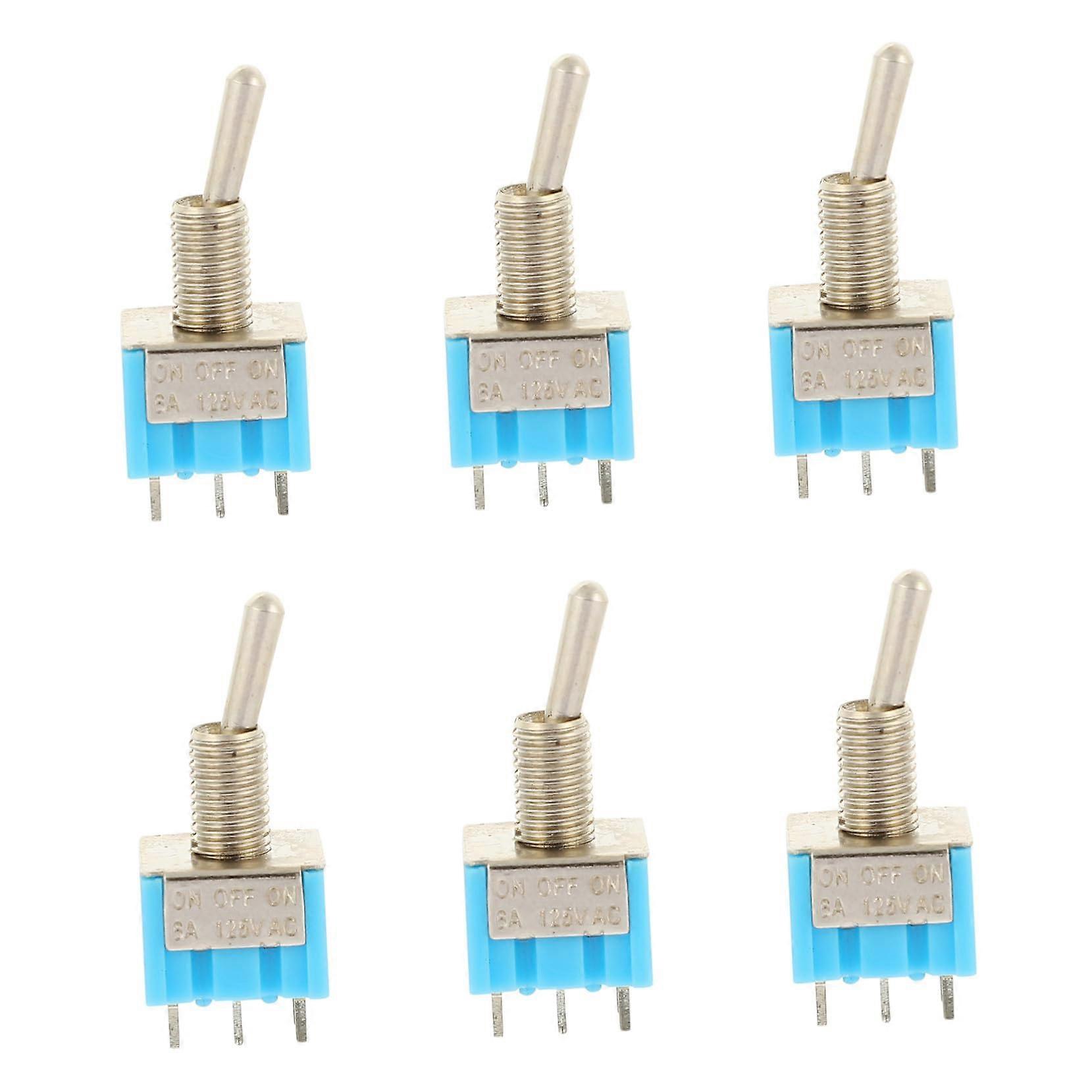6pcs Metal 3Way Guitar Toggle Switch for Electric Guitar Selector Quick Control Easy Install