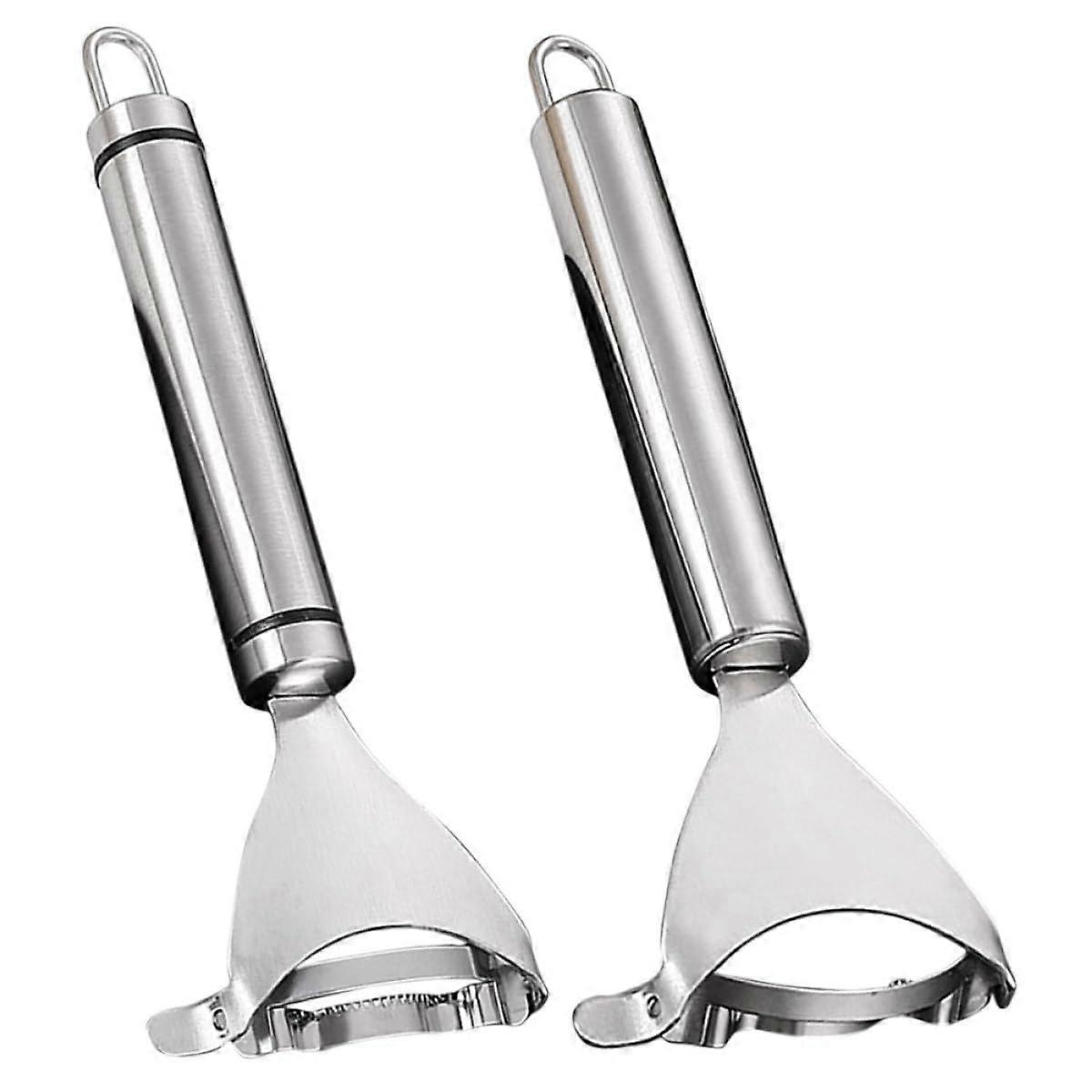 2pcs Stainless Steel Corn Stripper and Peeler Tool for Fast Kernel Removal with Ergonomic Grip