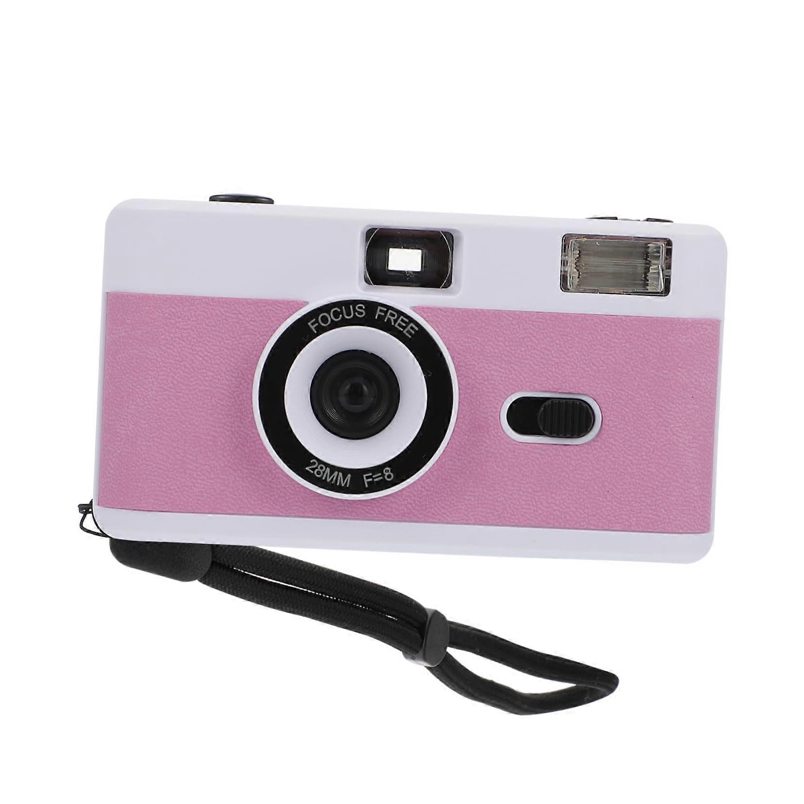 35mm Vintage Film Camera with BuiltIn Flash, Easy Loading, Compact Retro Design for Beginners