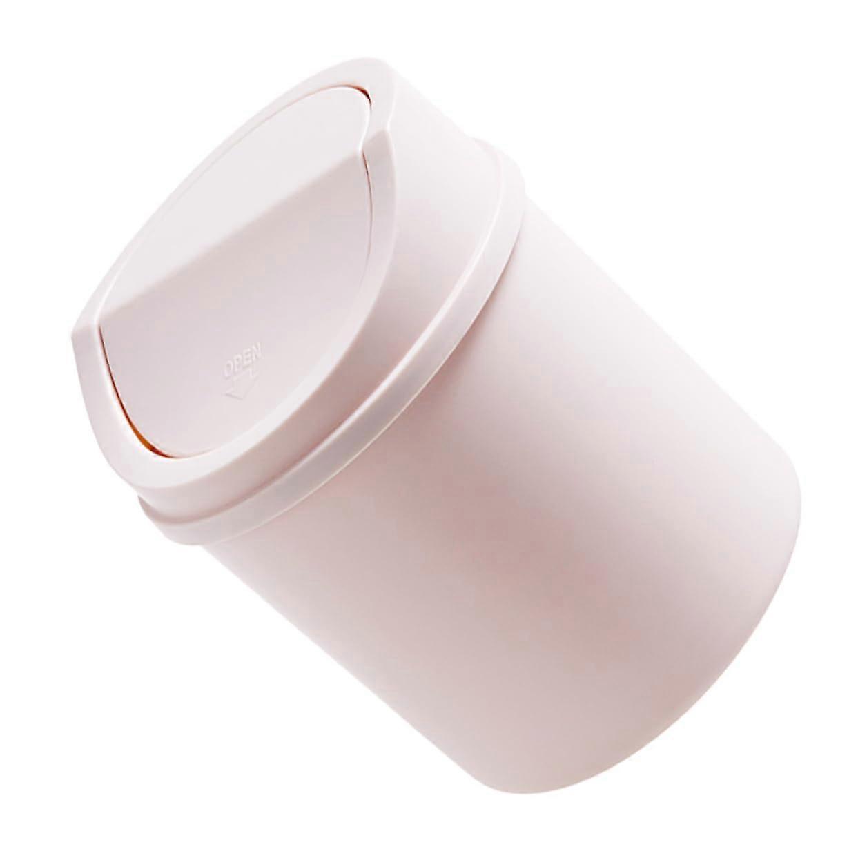 Mini Desktop Trash Can with Lid, Compact Plastic Bin for Office, Bedroom, Kitchen and MultiRoom Use