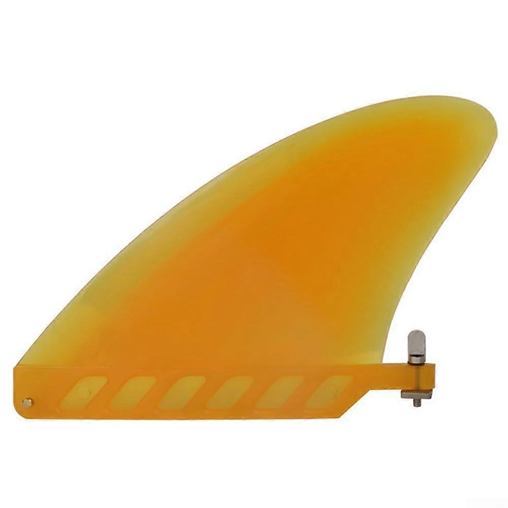Yellow Longboard Surfboard Fins for Enhanced Wave Maneuverability and Durable Surf Control