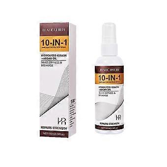 10-in-1 hittebescherming voor fijn haar - Anti-frizz hittebeschermingsspray - met gehydrolyseerde keratine en arganolie - Milde verzorging voor droog, kwetsbaar haar