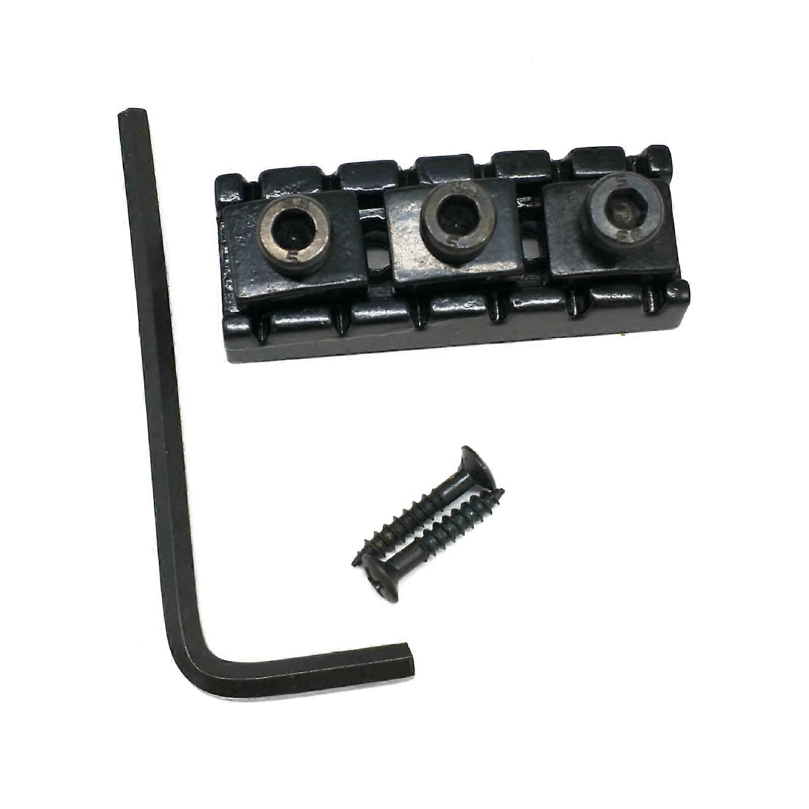 43mm Guitar Locking Nut for Floyd Rose Electric Tremolo Bridge, Durable Alloy Stable Tuning