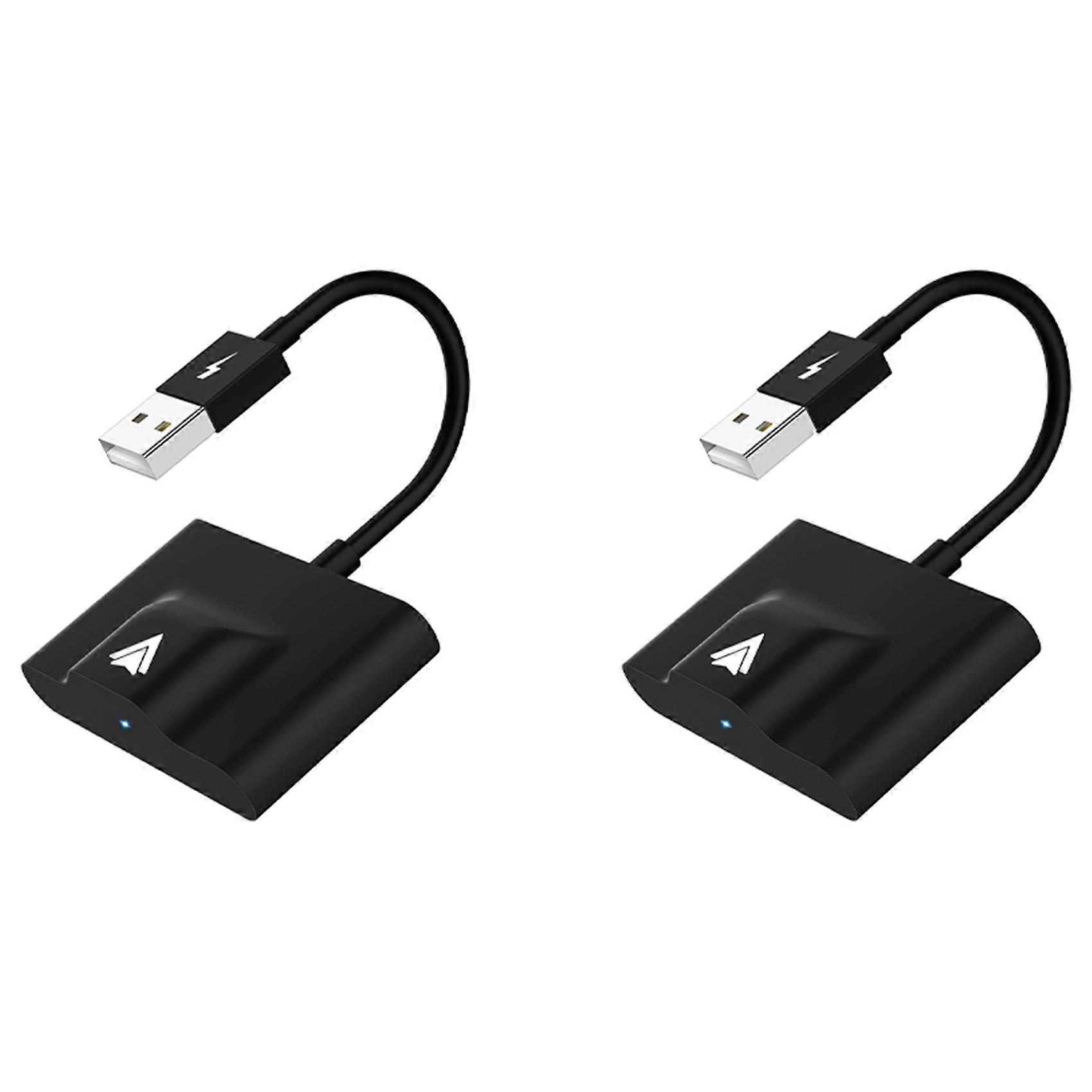 2X Android Auto Wireless Adapter for Wired Android Auto Car Plug & Play Easy Setup AA Wireless Android Auto Dongle