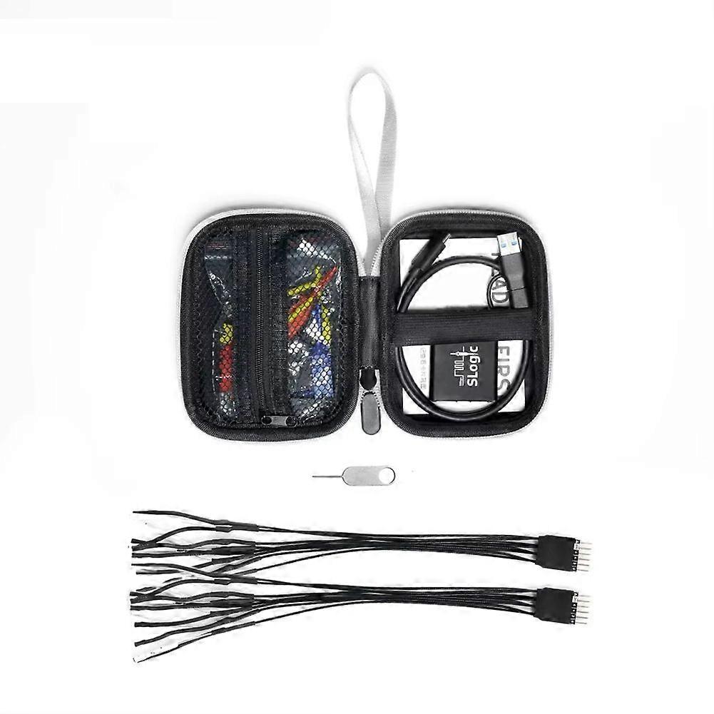 SLogic16U3 16CH 800M Samplerate 5Gbps USB3 Super-Speed Logic Analyzer Adjustable Threshold, Advanced Kit