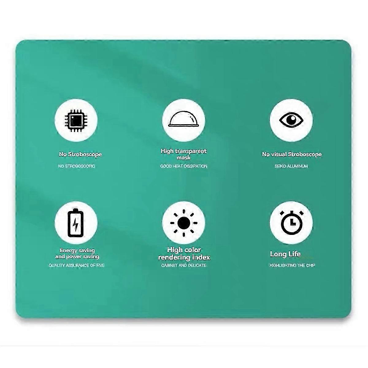 10PCS Ceiling Spotlight Set 7W GU10 Base Energy Saving Downlight LED Light Indoor Lighting