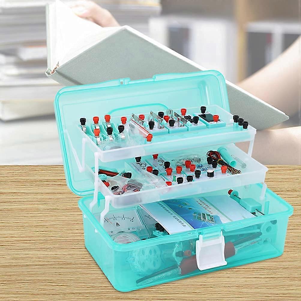 Electric Circuit Kit with HandsOn STEM Experiments for Classroom Physics Learning and Students