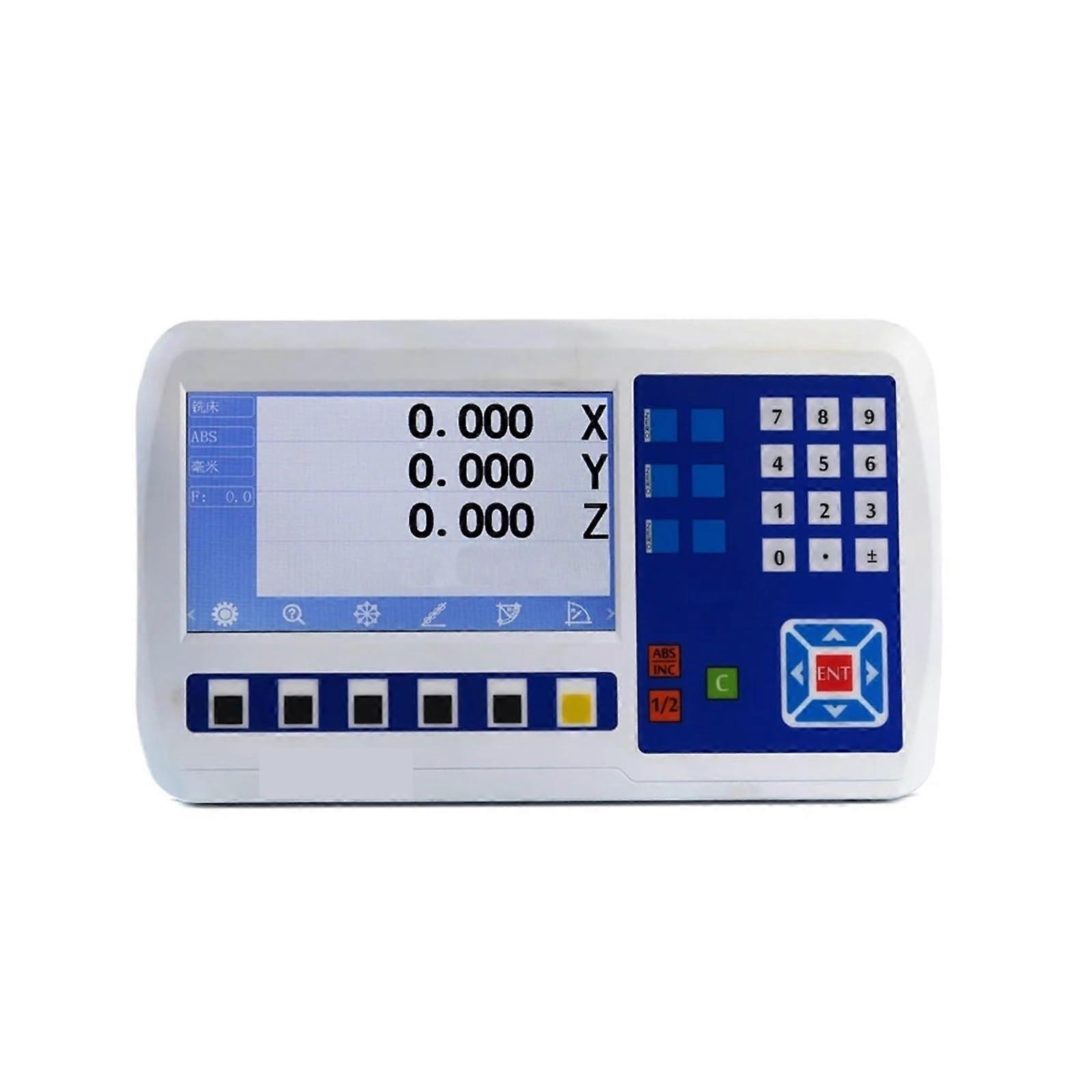 7 Inch Digital Readout DRO Display 2 3 4 5 Axis Multilanguage True Color TTL Encoder Compatible