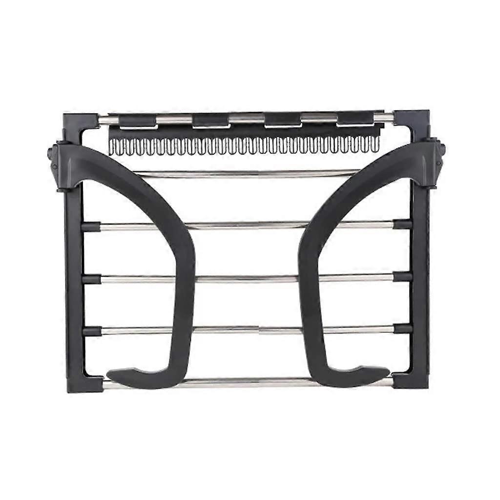 Stainless Steel Folding Clothes Drying Rack with MultiPurpose Wings for Indoor Balcony Laundry