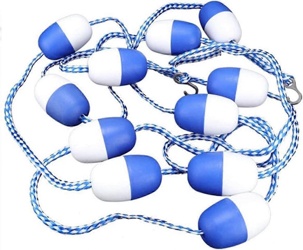 Pool Safety Rope with Floats, Adjustable Swimming Pool Divider 100m, UVResistant Visibility