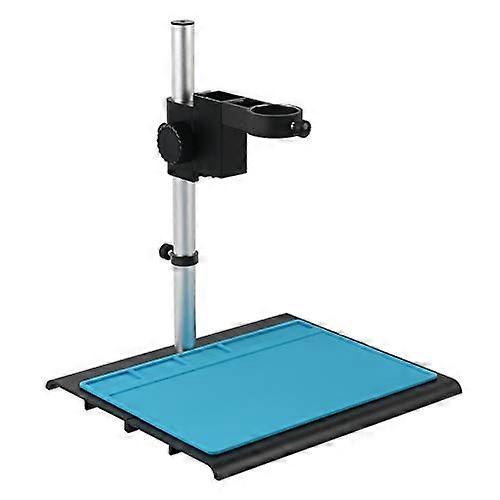 Adjustable Aluminum Microscope Stand 40mm with Focusing Bracket for Stable Precise Viewing