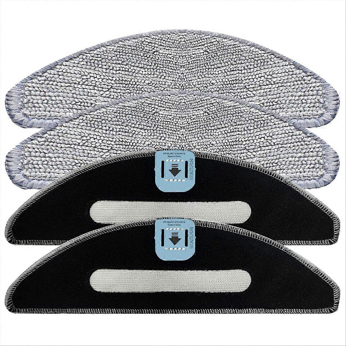 4PCS Washable Microfiber Mop Pads for Combo I5/I5+/J5+