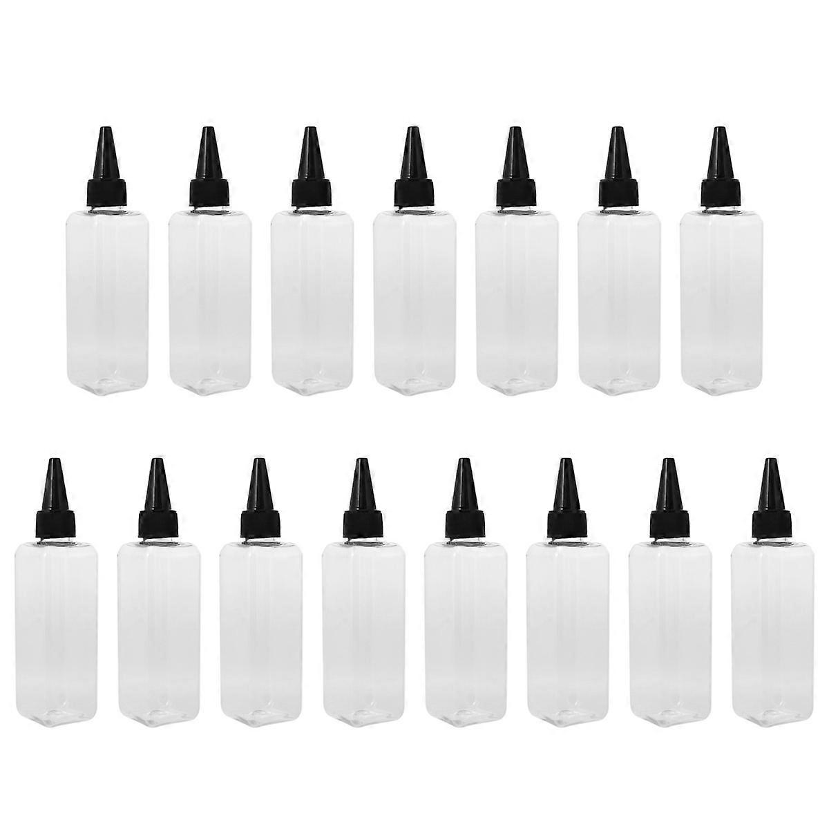 Hair Coloring Bottle Plastic Square for Storage Use 45Pcs