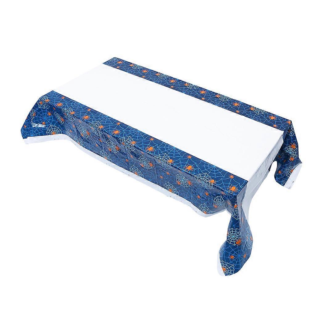 Party Table Covers Disposable Tablecloths for Halloween Use 4Pcs Pe Tablecloth