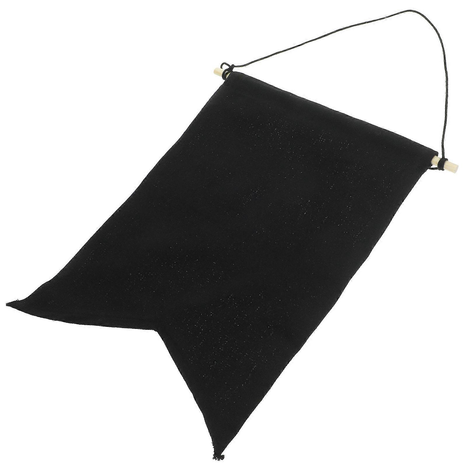 Canvas Brooch Display Wall Hanging Banner for Home Black