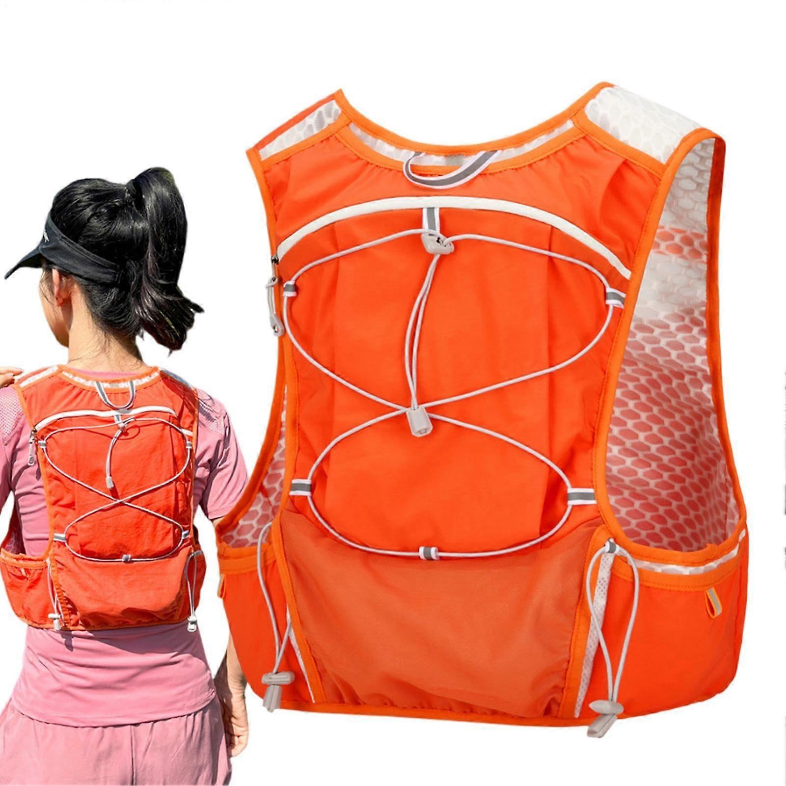 Hydration Backpack with Leakproof System, Breathable Fabric, Reflective Design for Trail Running