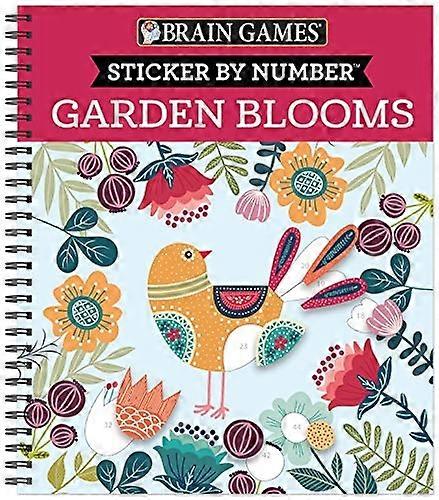 Brain Games - Sticker by Number: Garden Blooms (Brain Games - Sticker by Number)