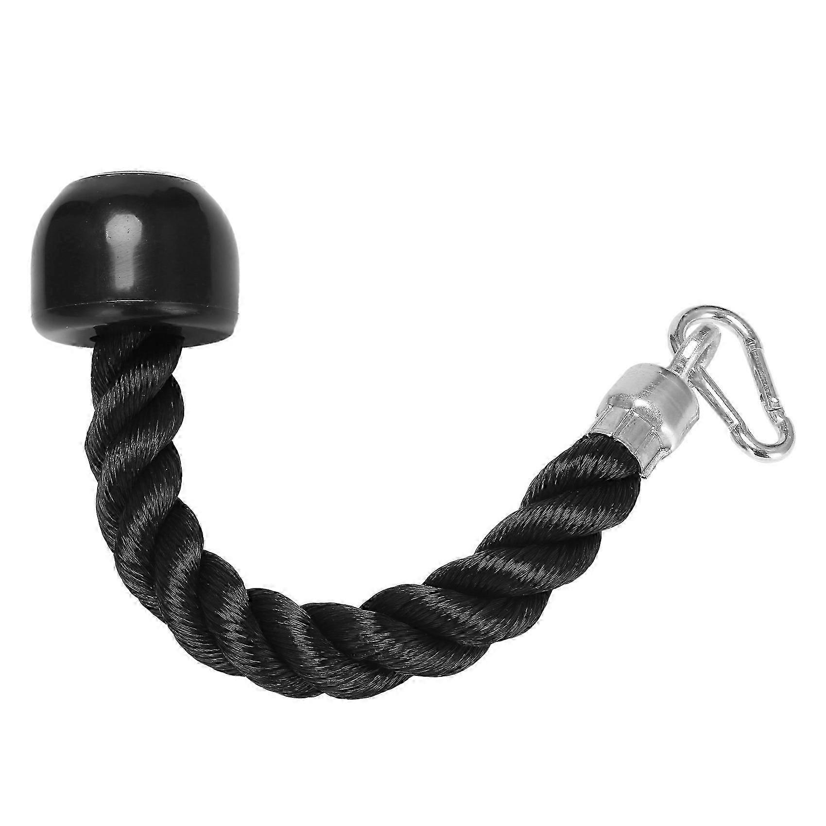Heavy Duty Tricep Pull Down Single Rope with Snap Hook, Fitness Attachment Cable Machine Pulldown Ro