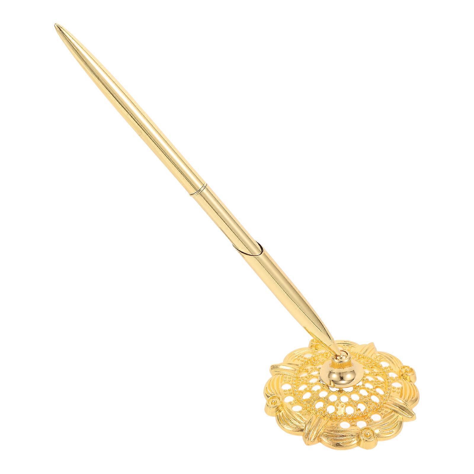 Multi-Function Golden Professional Ballpoint Pen for Writing 3Pcs Pack