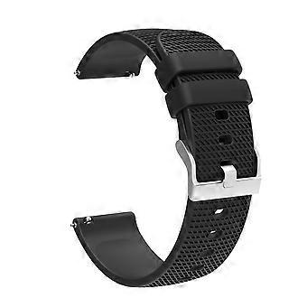 Watch strap 20 mm for Garmin, Samsung, Huawei, Amazfit Black