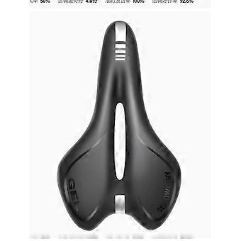 Funsea Fahrradsattel – Schwarzes Design mit Logo-Prägung, 8-mm-Streben, kompatibel mit Flannelette-Fahrrädern