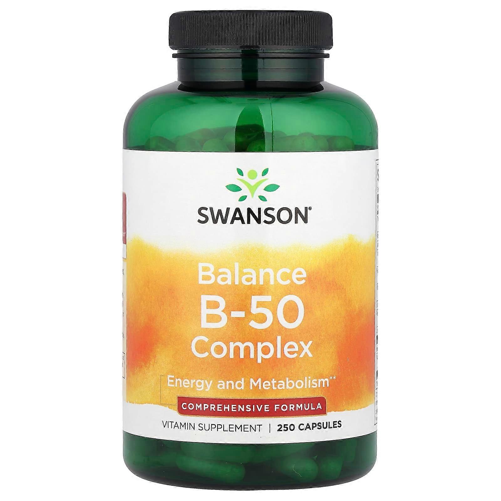 Swanson, Balance B-50 Complex, 250 Capsules