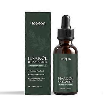 Hoegoa Rosemary Hair Care Essential Oil - Refreshing, Non-Greasy, Smooth Hair, Daily Styling And Massage Hair Oil