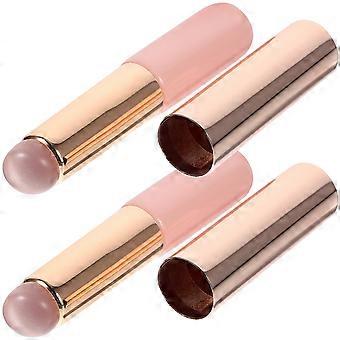 2 pz Pennelli per labbra in silicone Pennelli per rossetto Pennelli per correttore per sfumatura portatili