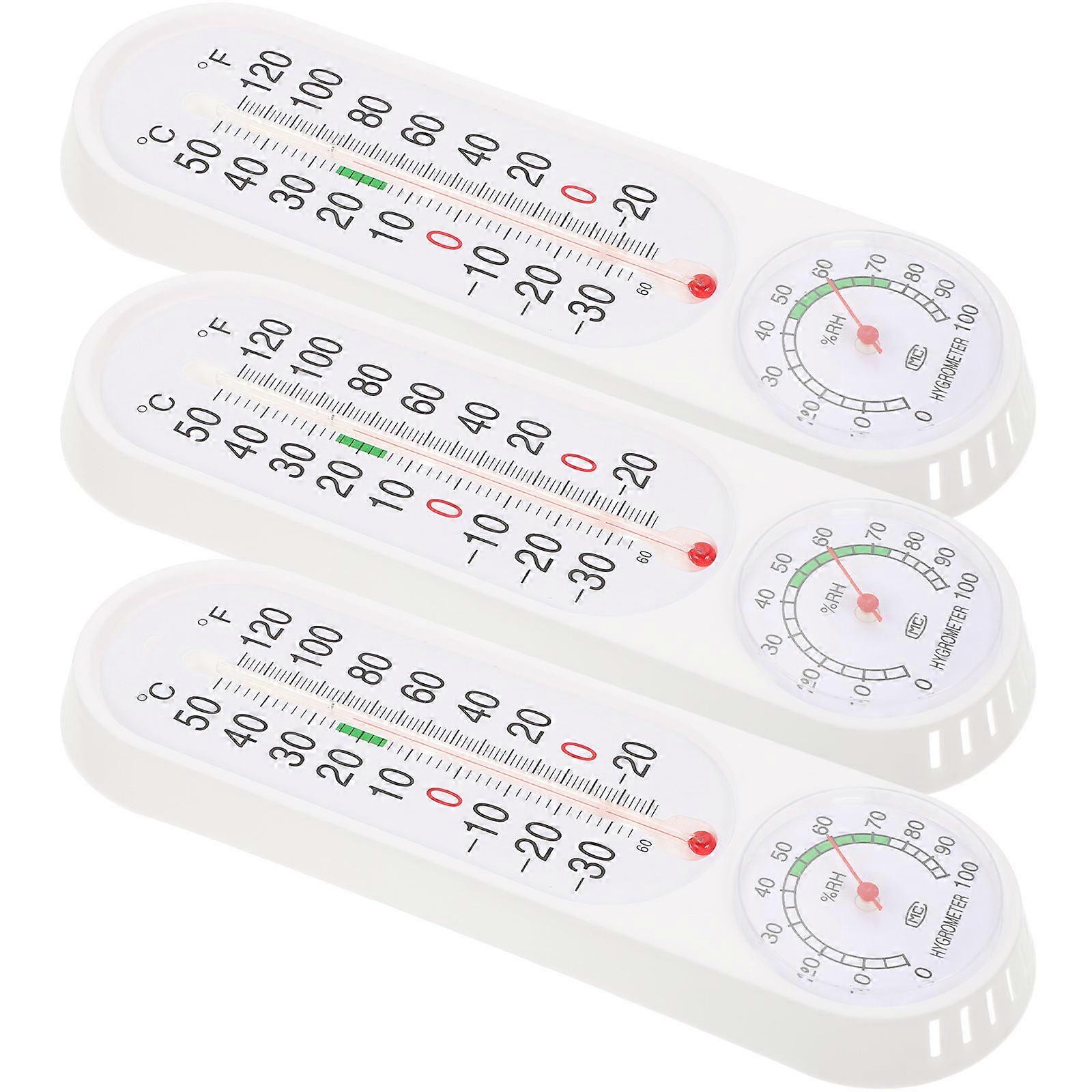 Hygrometer for Indoor Temperature Checking 3Pcs
