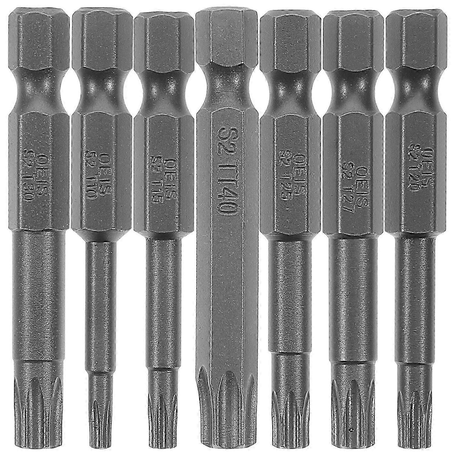 4 Sets Drill Bit Set High Precision Operation Electric Screwdrivers Hexagonal 1/4 Inch