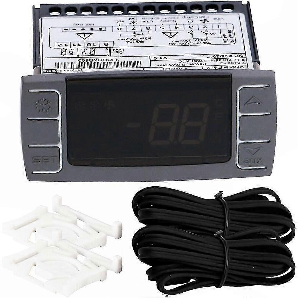 Programmable Temperature Controller for 120V 50-60Hz Freezer with Temperature Sensing Functionality