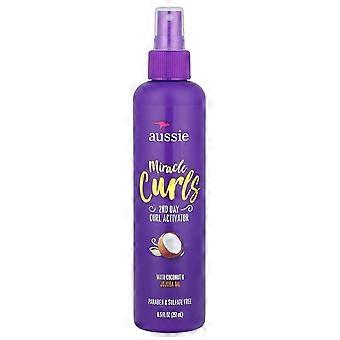 Aussie, Miracle Curls, 2nd Day Curl Activator with Coconut & Jojoba Oil, 8.5 fl oz (251 ml), 3-Pack