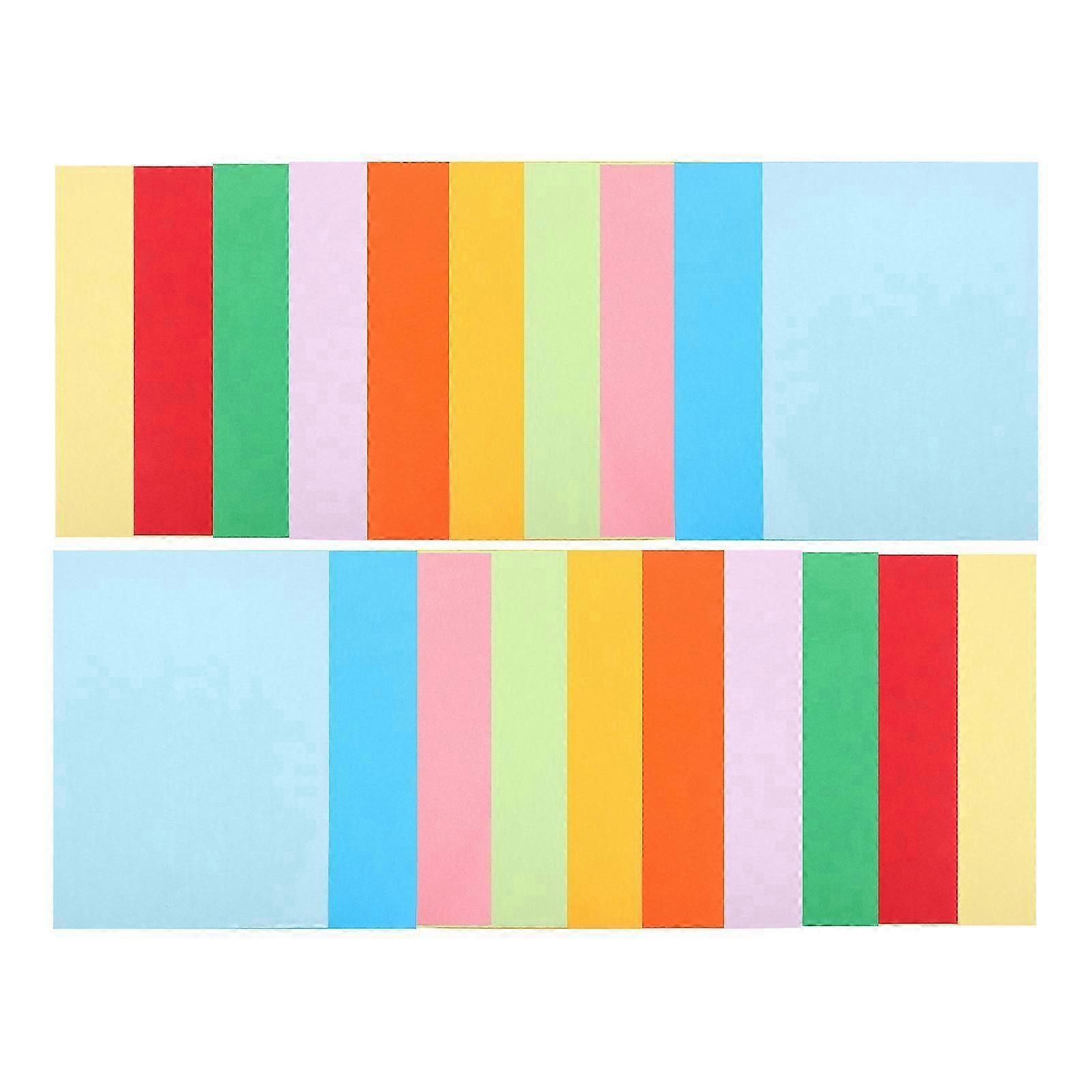 Multi Colored Construction Paper for Printing Use 100 Sheets Crafting Paper
