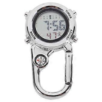 1pc Multifunctioneel karabijnhaakhorloge Praktisch zakhorloge voor buiten klimmen