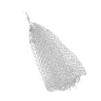 Rod Cast Fishing Net Replacement For Safe Fishing Outdoor Enthusiasts 60 X 60 X 0.1 Cm White Iron Nylon 2Pcs