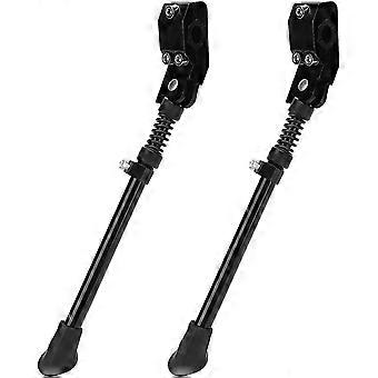 Bicycle Kickstands, 2 Pcs Bike Stand Adjustable Aluminum Universal Adjustable Kickstand Bicycle Sidestand Kickstand Bicycle Side Stand Bike Stand For