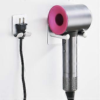 Haartrocknerhalter, selbstklebender wandmontierter Haartrocknerhalter, kein Bohren Haartrocknerhalter für Dyson, Haartrockner-Aufbewahrungshaken für das Badezimmer