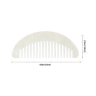 2PCS Retro Mini Wide Tooth Comb Acetate Sheet Mini Wide Tooth Comb Hair Comb